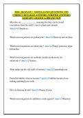 BIOL 206 EXAM 1 - DONNA JANES QUESTIONS AND  CORRECT DETAILED ANSWERS &lpar;VERIFIED ANSWERS&rpar;  &vert;ALREADY GRADED A&plus;&vert;&vert;BRAND NEW