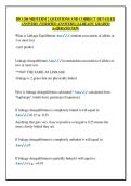 BIO 206 MIDTERM 2 QUESTIONS AND CORRECT DETAILED  ANSWERS &lpar;VERIFIED ANSWERS&rpar; &vert;ALREADY GRADED  A&plus;&vert;&vert;BRAND NEW