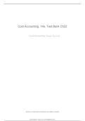 Cost Accounting 14th Edition Test Bank Chapter 22 Latest 2026&ndash;2027 Updated&period; Verified Questions and Answers on Responsibility Accounting and Performance Measurement&period; Complete Coverage for Exam Preparation and High Academic Performance&period;