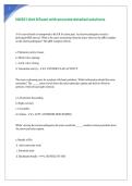 NU551 Unit 6 Exam with accurate detailed solutions