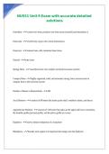 NU551 Unit 9 Exam with accurate detailed solutions