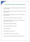 NU551 UNIT 3 Exam with accurate detailed solutions