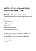 MED SURG III 2026 FULL REVIEW SHEET TESTED CONTENT