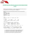 MGT6203 Final Exam &vert; Questions and Answers Latest Updated &lpar;Graded A&plus;&rpar;-GT