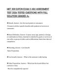 MKT 300 EATON EXAM 3 ASU ASSESSMENT TEST 2026 TESTED QUESTIONS WITH FULL SOLUTION GRADED A&plus;