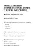 MKT 300 EATON EXAM 3 ASU COMPREHENSIVE SCRIPT 2026 QUESTIONS AND ANSWERS GUARANTEED TO PASS