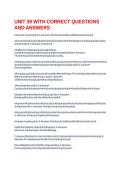 UNIT 39 WITH CORRECT QUESTIONS AND ANSWERS