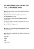 MED SURG 2 EXAM II 2026 EXAM PREP STUDY GUIDE COMPREHENSIVE REVIEW