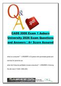 CADS 2000 &ndash; Exam 1 120 Questions & Answers &lpar;Consumer Behavior&comma; Industrial Revolution&comma; Globalization&rpar; 2026 Auburn University