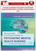Comprehensive Test Bank for Varcarolis&rsquo; Essentials of Psychiatric Mental Health Nursing 5th Edition by Chyllia D&period; Fosbre &lpar;2026 Update&rpar; &vert; All Chapters 1&ndash;27 Q&A with Rationales &vert; Complete Review & Practice Guide