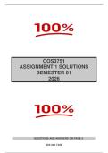 COS3751 - ASSIGNMENT 1 SOLUTIONS &lpar; SEMESTER 1 2026&rpar;
