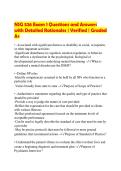 NSG 526 Exam 1 Questions and Answers with Detailed Rationales &vert; Verified &vert; Graded A&plus;