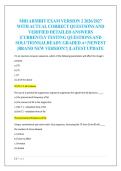 MRI ARMRIT EXAM VERSION 2 2026&sol;2027  WITH ACTUAL CORRECT QUESTIONS AND  VERIFIED DETAILED ANSWERS  &vert;CURRENTLY TESTING QUESTIONS AND  SOLUTIONS&vert;ALREADY GRADED A&plus;&vert;NEWEST  &vert;BRAND NEW VERSION&excl;&excl;&vert; &vert;LATEST UPDATE 
