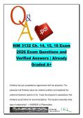 HIM 3132 &ndash; Chapters 14&comma; 15&comma; 16 Exam 200 Questions & Answers &lpar;HIPAA&comma; Patient Rights&comma; Health Records&comma; Legal Issues&rpar; 2026