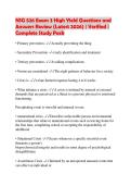 NSG 526 Exam 3 High Yield Questions and Answers Review &lpar;Latest 2026&rpar; &vert; Verified &vert; Complete Study Pack