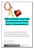 NURS 220 &ndash; Module 4 Exam 500 Questions & Answers &lpar;Renal System&comma; UTI&comma; Electrolytes&comma; Acid-Base Balance&rpar; 2026
