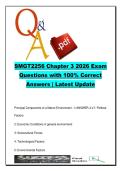 SMGT 2256 &ndash; Chapter 3 200 Questions & Answers &lpar;PESTEL&comma; Five Forces&comma; Industry Analysis&comma; Strategic Groups&rpar; 2026