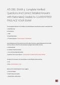ATI OBS  EXAM 4  Complete Verified    Questions And Correct Detailed Answers  with Rationales&vert; Graded A&plus; GUARANTEED  PASS ACE YOUR EXAM