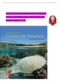 Test Bank for Fundamentals of Corporate Finance&comma; 13th Edition by Stephen A&period; Ross&comma; Randolph W&period; Westerfield & Bradford D&period; Jordan &vert;  Chapters 1-27 &vert; Corporate Finance&comma; Valuation&comma; Capital Budgeting&comma; Risk & Return &vert; CPA&comma; CFA & MBA Exam Prep 