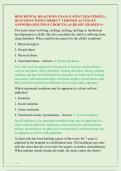 HESI MENTAL HEALTH RN EXAM &lpar;LATEST 2026 UPDATE&rpar; &vert;  QUESTIONS WITH CORRECT VERIFIED ACCURATE  ANSWERS &lpar;MULTIPLE CHOICES&rpar; &vert;ALREADY GRADED A&plus; 