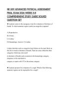 NR 509 ADVANCED PHYSICAL ASSESSMENT FINAL EXAM 2026 WEEKS 5-8 PRACTICE QUESTIONS AND ANSWERS DETAILED REVIEW