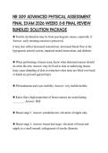 NR 509 ADVANCED PHYSICAL ASSESSMENT FINAL EXAM 2026 WEEKS 5-8 FULL QUESTIONS AND VERIFIED 100&percnt; CORRECT ANSWERS GRADED A&plus;