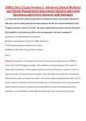 USMLE Step 3 Exam Version 2&ndash; Advanced Clinical Medicine  and Patient Management Assessment Updated and Latest  Questions and Correct Answers with Rationale 