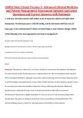 USMLE Step 3 Exam Version 3&ndash; Advanced Clinical Medicine  and Patient Management Assessment Updated and Latest  Questions and Correct Answers with Rationale
