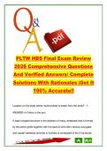 PLTW HBS Final Exam Review 2026 &lpar;HBS-101&rpar; &ndash; 110 Questions & Answers on Anatomy&comma; Physiology&comma; Genetics&comma; Body Systems &ndash; Project Lead The Way