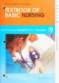Basic Nursing Study Guide Complete Notes & Exam Prep &lpar;Rosdahl & Kowalski&rpar;