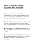 NR 577 EXAM 2026 COMPLETE  QUESTIONS WITH SOLUTIONS 