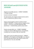BIOC20 Final Exam QUESTIONS WITH ANSWERS&comma;
