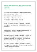 MKTG 6822 Midterm &ndash; ECU questions with answers