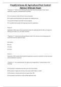 PrepIQ Arizona AZ Agricultural Pest Control Advisor Ultimate Exam 