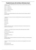 PrepIQ Arizona AZ Architect Ultimate Exam 