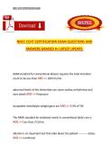 NNCC CCHT Certification Exam &ndash; Questions and Answers &vert; Latest Update &lpar;A&plus; Grade&rpar;