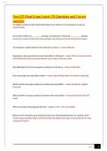 Nurs325 Final Exam Latest 170 Questions and Correct Answers 