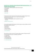 Nurs612 Exam 1 Maryville University Advanced Health Assessment Exam 1- 170 Questions and Correct Answers 