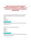 MGMT 363 &lpar;FAULK&rpar; FINAL EXAM&colon; COMPLETE MULTIPLE-CHOICE PRACTICE TEST &ndash; CHAPTERS 11&comma; 13&comma; 14 & HR UNIT &lpar;283 QUESTIONS WITH ANSWERS & EXPLANATIONS&rpar;