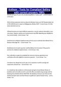 Anthem - Tools for Compliant Selling with correct answers 100&percnt;