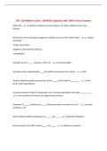 HSC 110 Midterm Exam &vert; UPDATED Questions with 100&percnt; Correct Answers