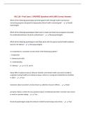HSC 110 - Final Exam &vert; UPDATED Questions with 100&percnt; Correct Answers
