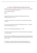 Hsc- 110-05IN &vert; UPDATED Questions with 100&percnt; Correct Answers