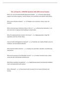 HSC 110 Exam &num;1 &vert; UPDATED Questions with 100&percnt; Correct Answers