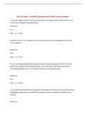 HSC 110 Exam &vert; UPDATED Questions with 100&percnt; Correct Answers