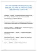 WGU D465 DATA APPLICATIONS EXAM OA TEST  BANK 2026 &vert; ACCURATE ALL CURRENTLY TESTING  AND FREQUENTLY TESTED EXAM 