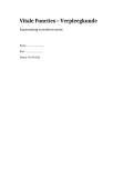 Verpleegkunde Samenvatting