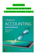 Solution manual for horngren s accounting 13th edition managerial