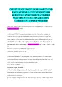 CM 2113 EXAM 2 WANG 2026 Exam UPDATED EXAM ACTUAL LATEST VERSIONS 110 QUESTIONS AND CORRECT VERIFIED ANSWERS WITH RATIONALES &lpar;100&percnt; CORRECT&rpar; A&plus; GRADED ASSURED