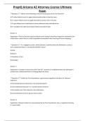 PrepIQ Arizona AZ Attorney License Ultimate Exam 